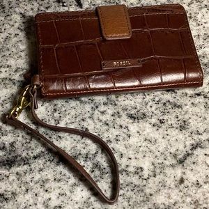 Fossil cowhide cute billfold
